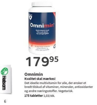 Helsam Omnimin tilbud