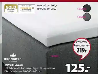 JYSK KronBorg Kuvertlagen tilbud