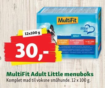 Maxi Zoo MultiFit Adult Little menuboks tilbud
