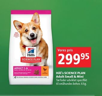 Maxi Zoo Hill's SCIENCE PLAN Adult Small & Mini tilbud