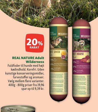 Maxi Zoo REAL NATURE Adult Wilderness tilbud