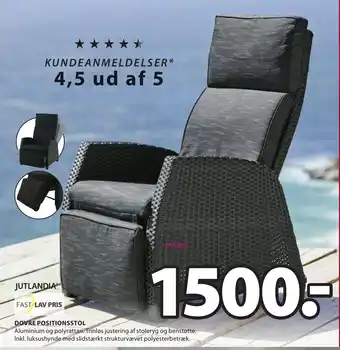 Jutlandia Dovre Positionsstol