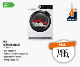 Aeg tørretumbler
