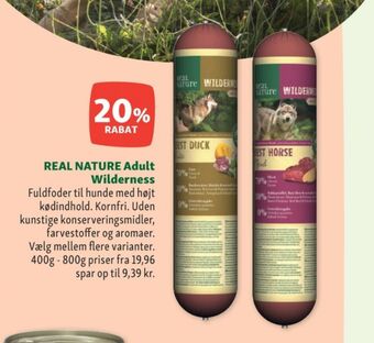 Maxi Zoo Real nature tilbud