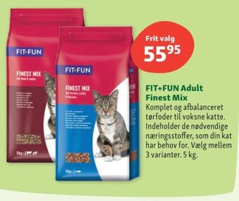 Maxi Zoo Fit fun kattefoder tilbud