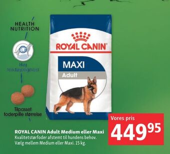 Maxi Zoo Royal canin hundefoder tilbud