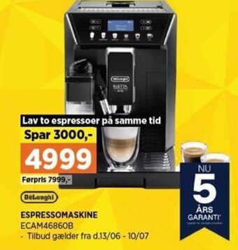 Power Espressomaskine ECAM46860B tilbud