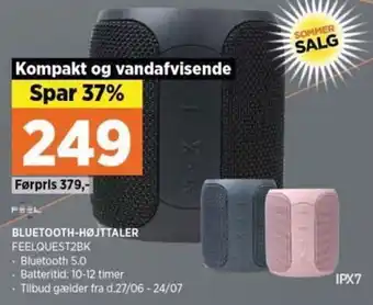 Bluetooth-Højttaler FEELQUEST2BK