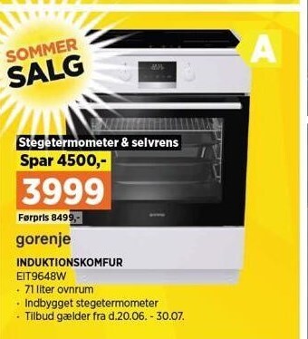 Power Induktionskomfur tilbud