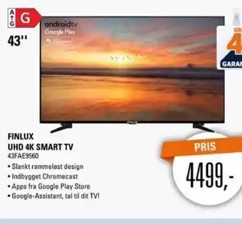 El-Salg Finlux UHD 4k Smart TV 43FAE9560 tilbud
