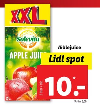 Lidl Solevita juice tilbud