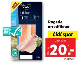 Lidl Nautica ørredfilet tilbud
