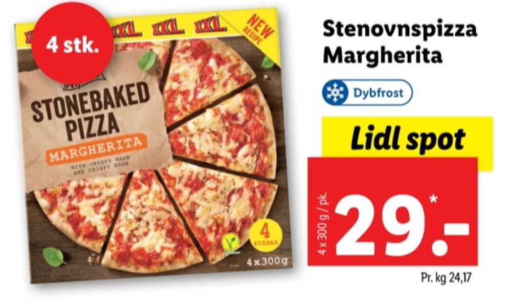 Trattoria alfredo pizza tilbud hos Lidl