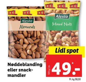 Lidl Alesto mandler tilbud