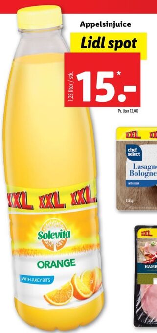 Lidl Solevita juice tilbud