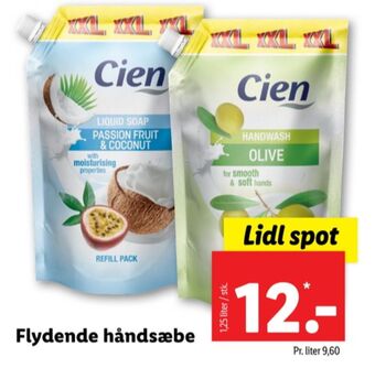 Lidl Cien flydende sæbe tilbud