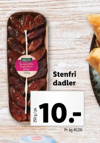 Lidl Alesto dadler tilbud