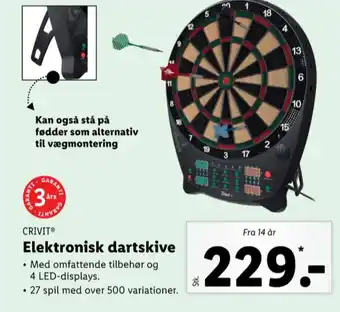 Lidl Crivit dartspil tilbud