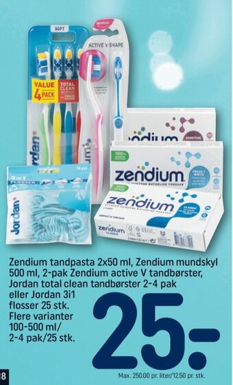 REMA 1000 Zendium tandpasta tilbud