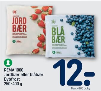 REMA 1000 Rema 1000 bær tilbud