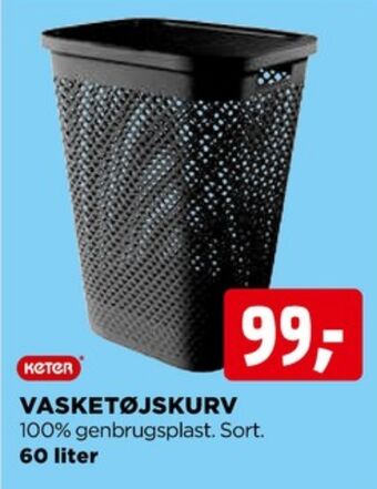 jem & fix Keter vasketøjskurv tilbud