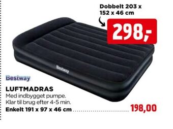 jem & fix Bestway luftmadras tilbud