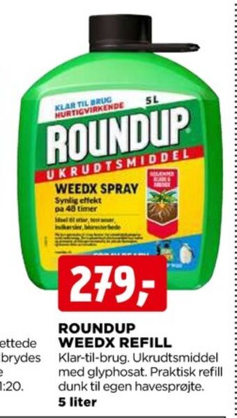 jem & fix Roundup ukrudtsmiddel tilbud