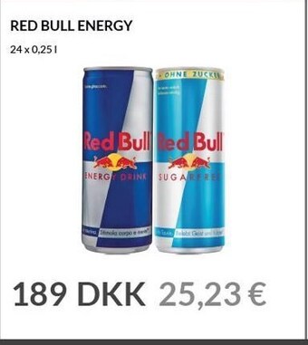 Nielsen's Discount Red Bull energy tilbud