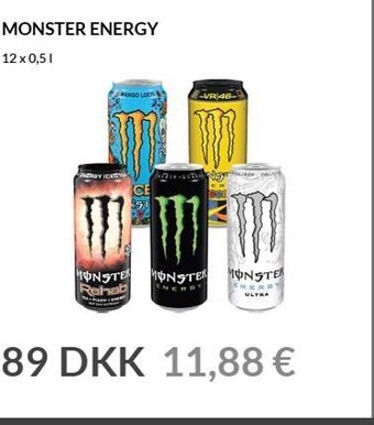 Nielsen's Discount Monster Energy tilbud