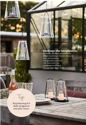 Kop & Kande Bordlampe eller hængelanterne tilbud