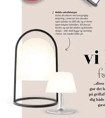 Kop & Kande 2. Solcellelampe tilbud