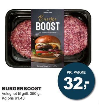 Burger boost hakkebøffer