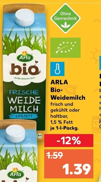 Kaufland DE Arla Bio-Weidemilch tilbud