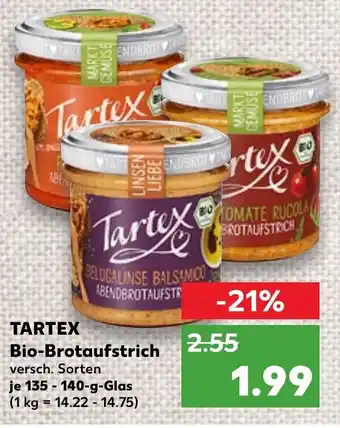 Tartex Bio-Brotaufstrich