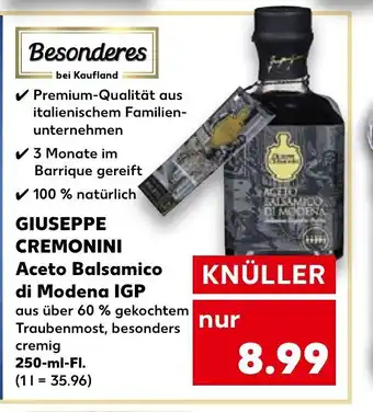 Giuseppe Cremonini Aceto Balsamico di Modena IGP