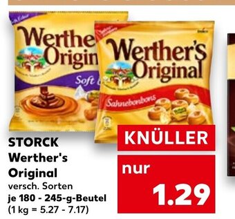 Kaufland Storck Werther's Original tilbud