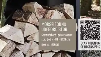 Johannes Fog Morsø Forno udebord stor tilbud