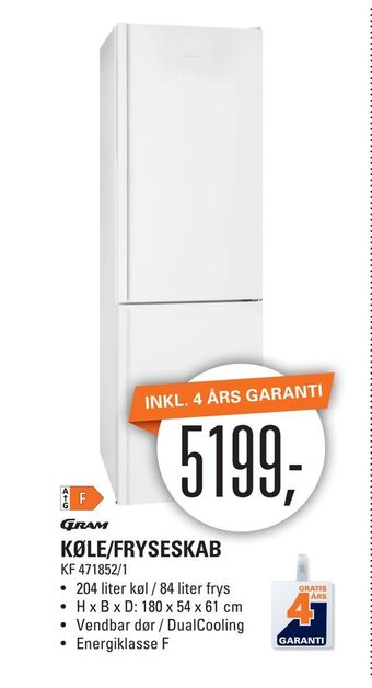 El-Salg Køle/fryseskab tilbud