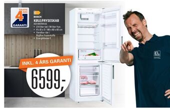 El-Salg Køle/fryseskab tilbud