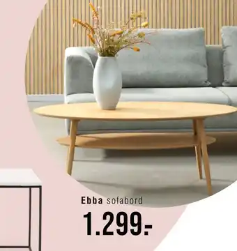 Ilva Ebba sofabord tilbud