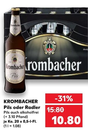 KROMBACHER pils oder radler