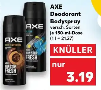 AXE deodorant  bodyspray