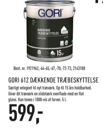 Johannes Fog Gori træbeskyttelse tilbud