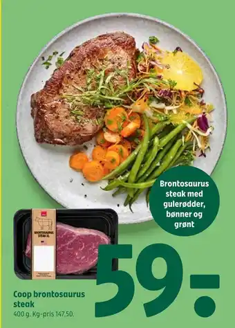 Coop 365 Coop brontosaurus steak tilbud