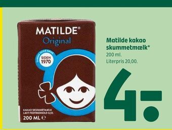 Coop 365 Matilde kakao skummetmælk tilbud