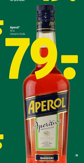 Coop 365 Aperol tilbud
