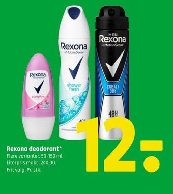 Coop 365 Rexona deodorant tilbud