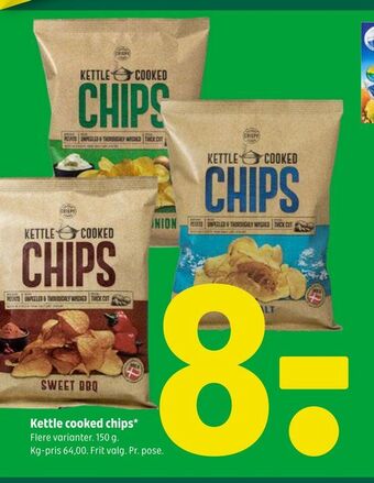 Coop 365 Kettle cooked chips tilbud