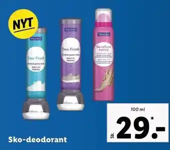 Lidl Sko-deodorant tilbud