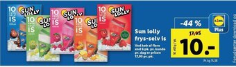 Lidl Sun Lolly Frys-Selv Is tilbud